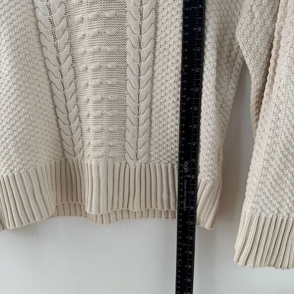 Part Two Copenhagen Women’s XS Sweater Mock Neck Cream / White Long Sleeve - Picture 8 of 8